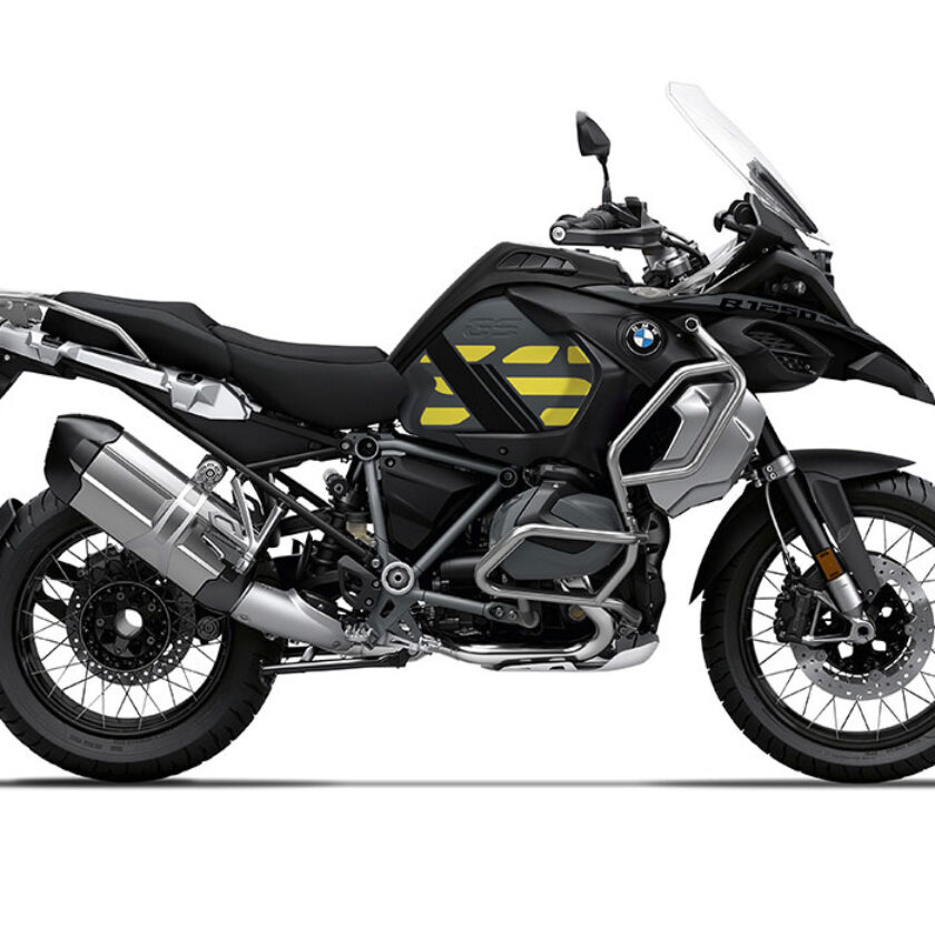 BMW R1250GS Adventure Triple Black GS-Line Yellow Stickers