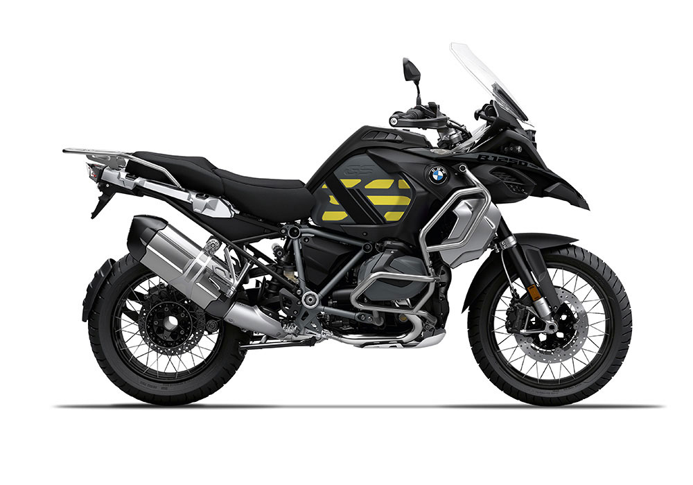 SIG 1159 02 BMW R1250 GS Adventure Triple Black GS Line Yellow Stickers Right