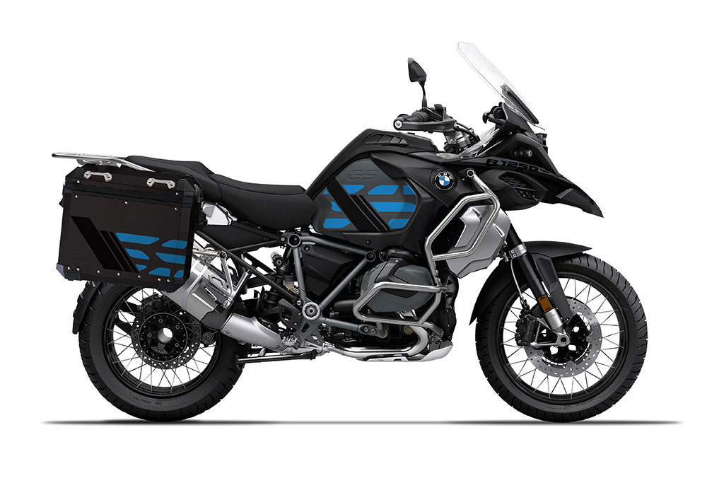 SIG 1169 BMW ALU Panniers GS Line Cobalt Blue Stickers 1