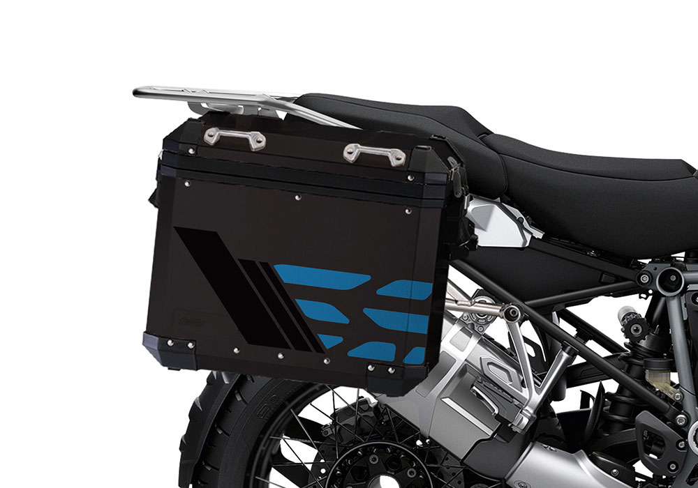 SIG 1169 BMW ALU Panniers GS Line Cobalt Blue Stickers 4 1