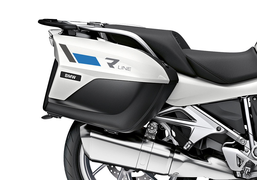 SIG 1155 03 BMW R1250RT R LINE Grey Blue Stickers Alpine White 2021 Right 03