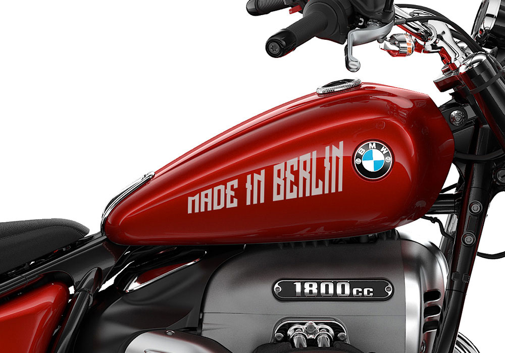 SIG 1208 01 R18 MADE IN BERLIN Silver Gloss Stickers Mars Red 02