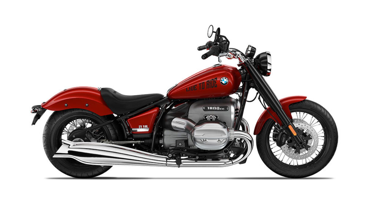 BMW R18 Mars Red Metallic LIVE TO RIDE / RIDE TO LIVE Black