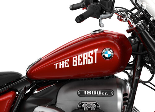 SIG 1235 02 R18 Classic THE BEAST White Gloss Stickers Mars Red 02