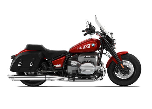 SIG 1235 02 R18 Classic THE BEAST White Gloss Stickers Mars Red