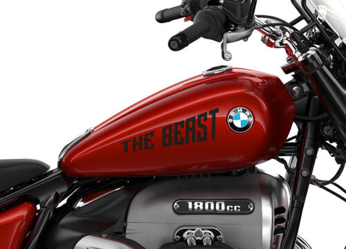 SIG 1237 02 R18 Classic THE BEAST Black Gloss Stickers Mars Red 02