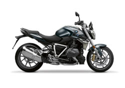 SIG 1246 02 BMW R1250R PYRAMID FRAME White Gloss STICKERS Mineral grey Meallic Right