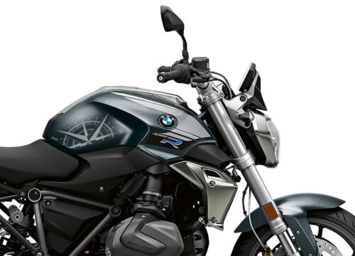 SIG 1248 02 BMW R1250R Compass Silver Gloss Stickers Mineral Grey Metallic right 02