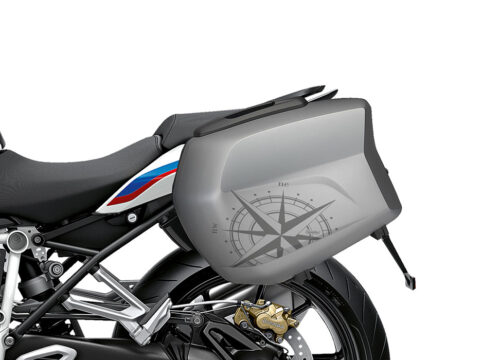 SIG 1249 BMW Touring Side Compass Silver Gloss Stickers Granite Grey Metallic Matte Left 02