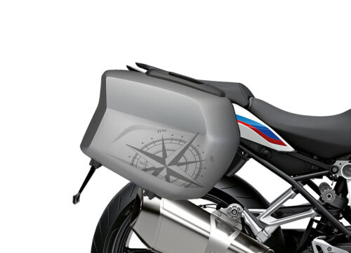 SIG 1249 BMW Touring Side Compass Silver Gloss Stickers Granite Grey Metallic Matte Right 02