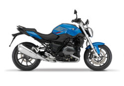 SIG 1256 01 BMW R1200R Raise Silver Red Stickers Mondego Blue Metallic Right