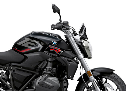 SIG 1256 02 BMW R1250R Raise Silver Red Stickers Black Storm Right 02