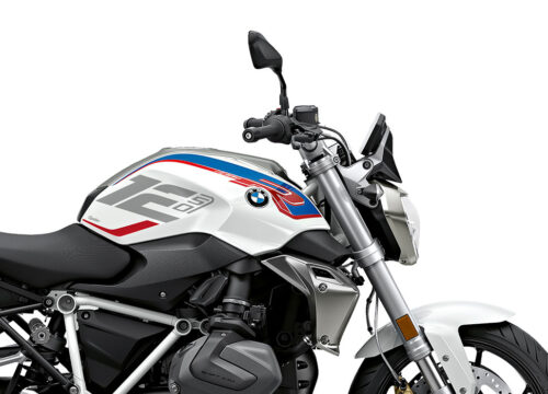 SIG 1256 02 BMW R1250R Raise Silver Red Stickers Style HP Right 02