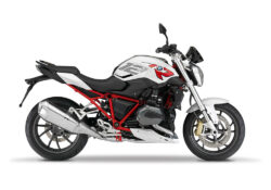 SIG 1260 01 BMW R1200R Raise Silver Black Stickers Light White Right