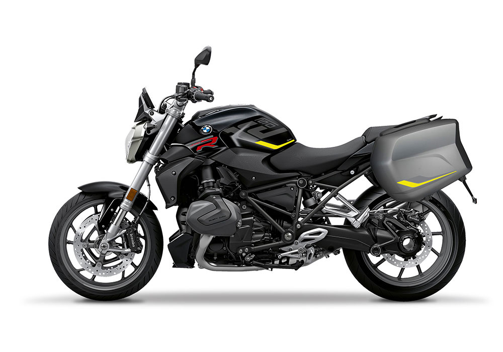 SIG 1264 BMW Touring Side Raise Silver Yellow Stickers Asphalt Grey Left