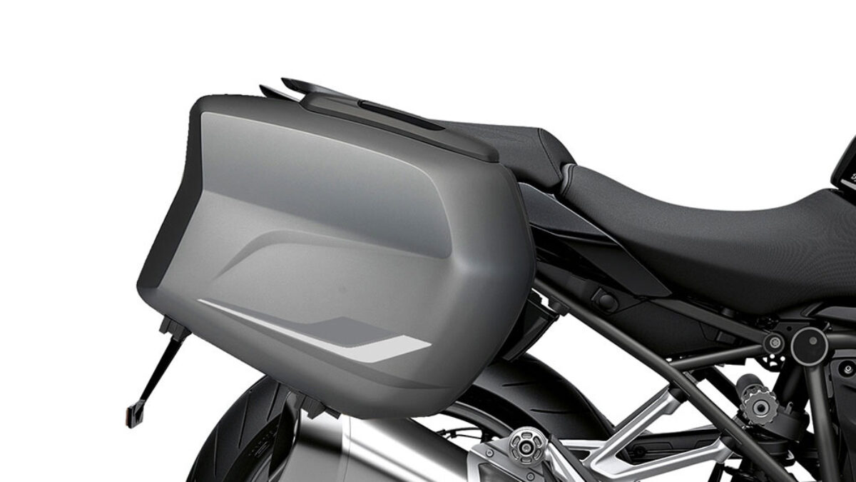 BMW Touring Side Panniers Asphalt Grey Raise Silver & Grey
