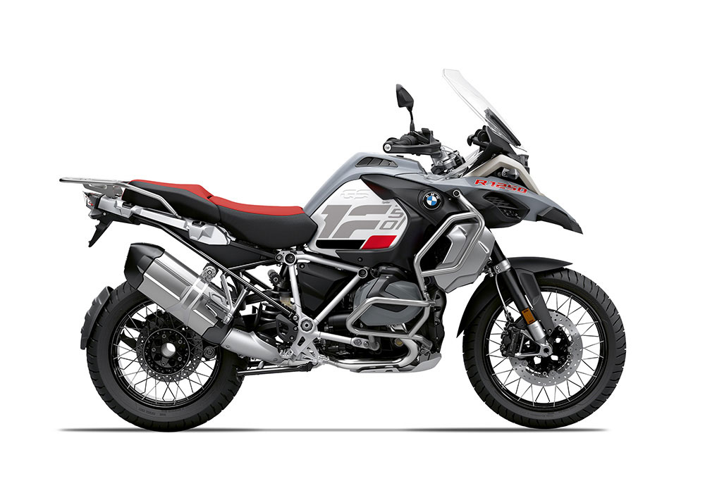 SIG 1269 02 BMW R1250GS Adv R Raise Grey Red Black Stickers Ice Grey Right