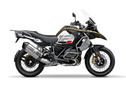 SIG 1269 02 BMW R1250GS Adv R Raise Grey Red Black Stickers Style Exclusive silver Tank Right