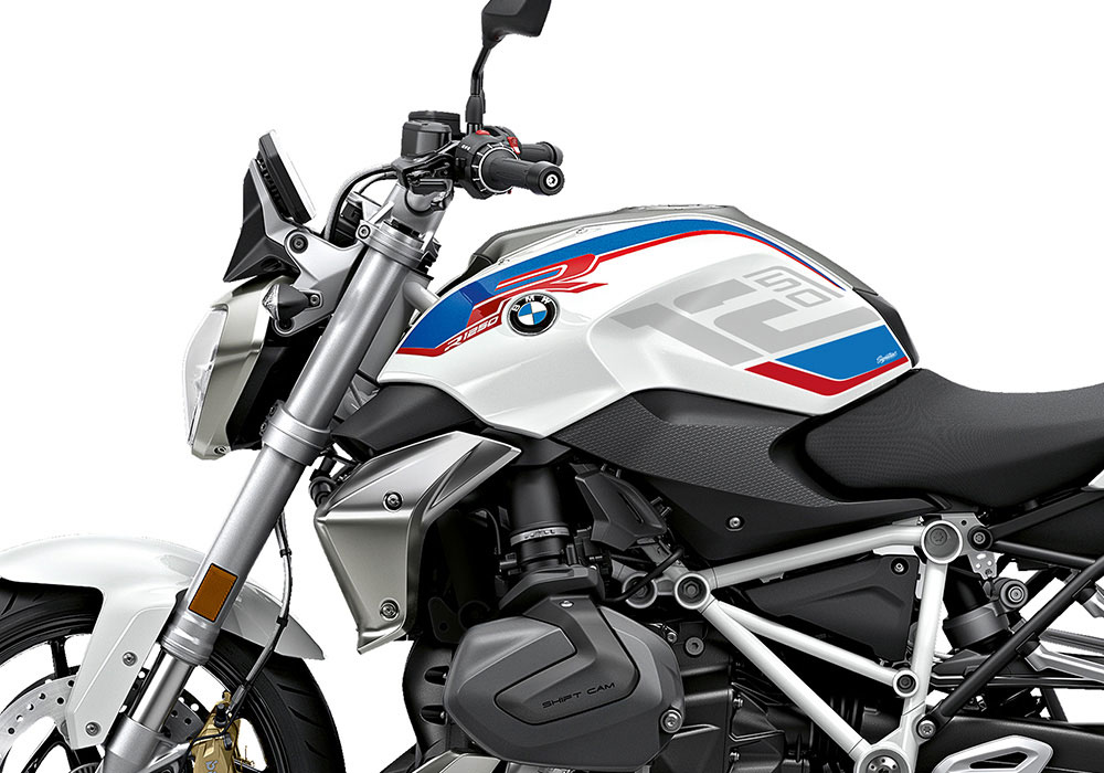 SIG 1292 02 BMW R1250R Raise Silver Blue Red Stickers Style HP Left 02