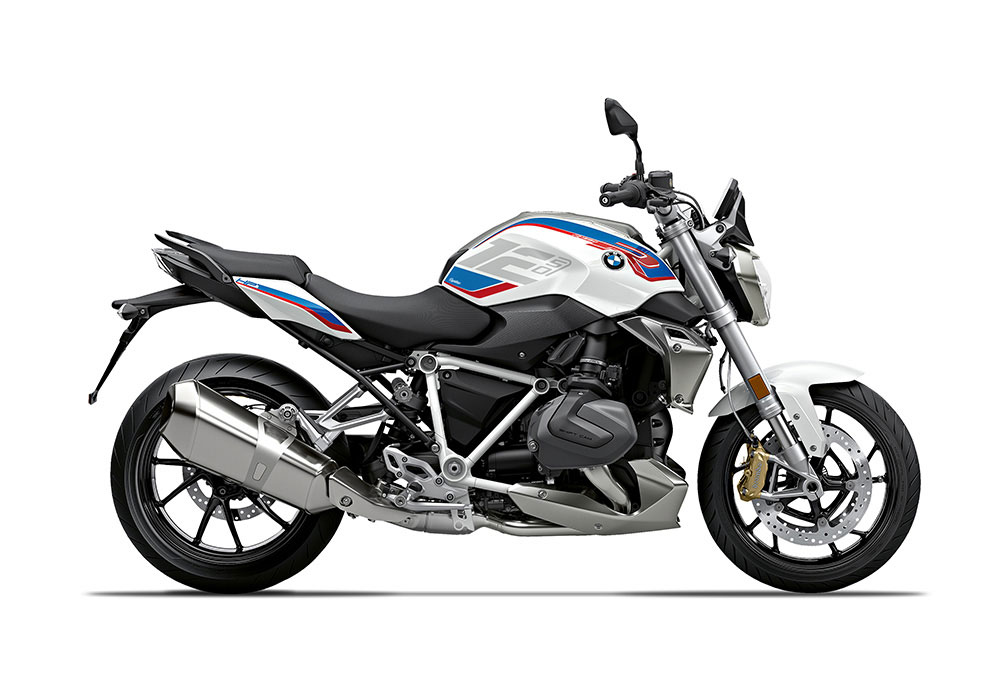 SIG 1292 02 BMW R1250R Raise Silver Blue Red Stickers Style HP Right