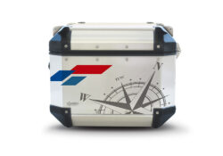 SIG 1255 Givi Trekker Outback Top Box Compass v2 Silver Stickers