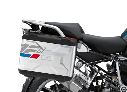 SIG 1276 BMW Vario Side Panniers Raise Grey Red Blue Stickers Right 02