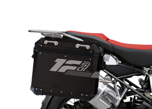 SIG 1286 BMW Aluminum Side Panniers Raise Grey Variations Stickers right 02