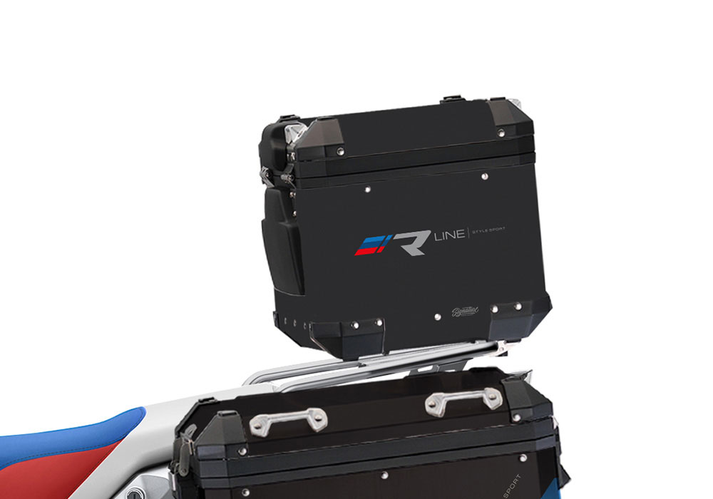 SIG 1304 BMW Aluminum Top Box Black R Line Grey Msport Left 02