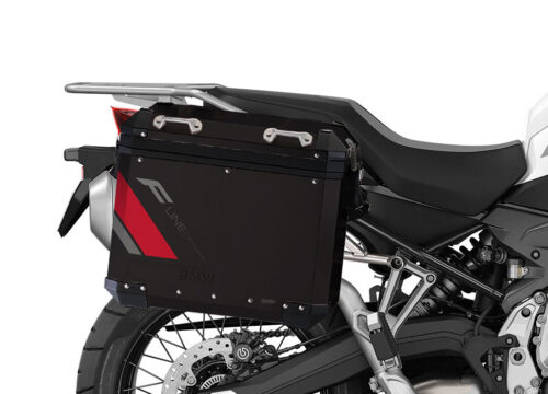 SIG 1349 BMW Aluminum Black Panniers F Line Grey Red Silver Right 02