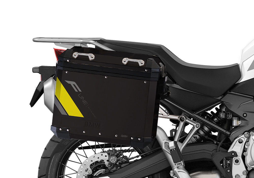 SIG 1351 BMW Aluminum Black Panniers F Line Grey Yellow Silver Right 02