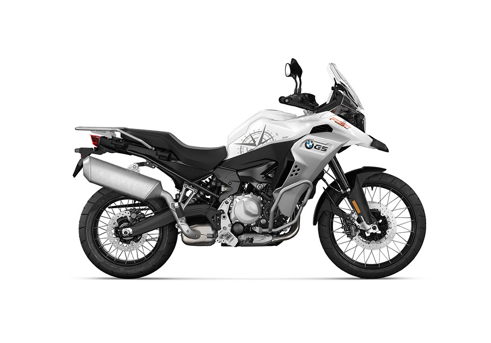 SIG 1378 BMW F850GS ADV Compass Stickers Light White Right