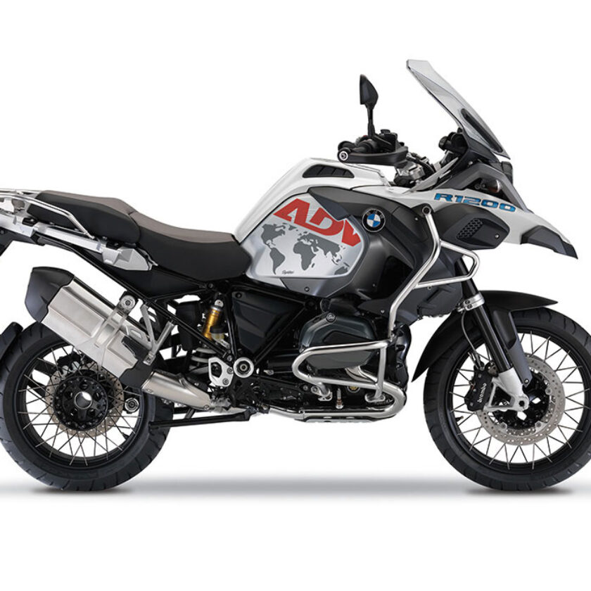 GS ADV BMW R1200GS Adventure Alpine White The Globe Red & Grey