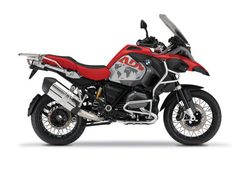 SIG 1379 01 BMW R1200GS Adv The Globe Red Grey Stickers Racing Red Right