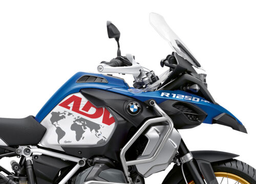 SIG 1379 02 BMW R1250GS Adv The Globe Red Grey Stickers Style HP Right 02