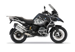 SIG 1380 01 BMW R1200GS Adv The Globe Black Grey Stickers Ocean Blue