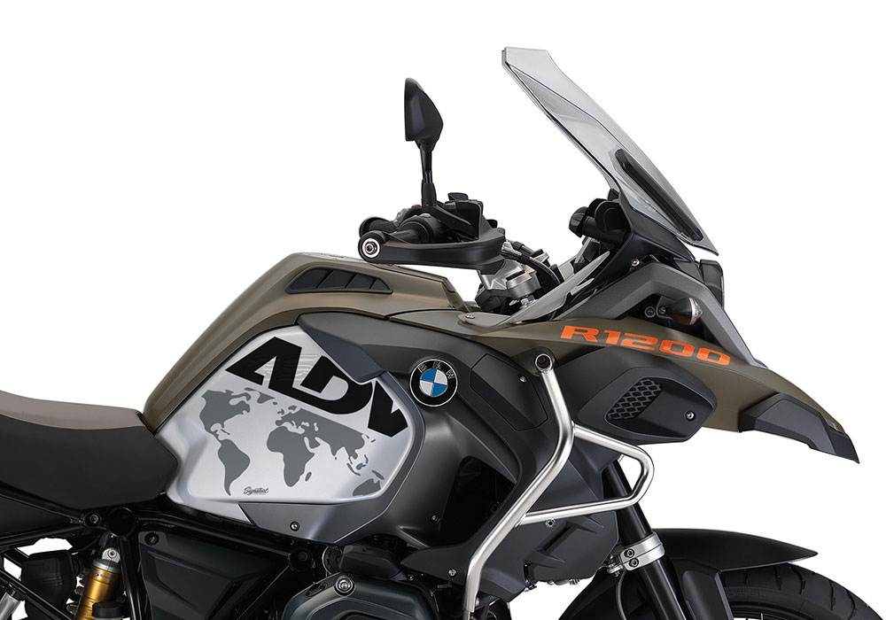 SIG 1380 01 BMW R1200GS Adv The Globe Black Grey Stickers Olive Green 02