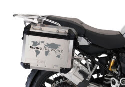 SIG 1385 BMW Aluminum Panniers The Globe Grey Black Right 02