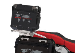 SIG 1389 BMW Aluminum Black Top Box The Globe Grey Red Right 02