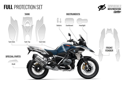 SIG 1404 BMW R1250GS GS Trophy Advance Technology Full Paint Protective Film 01 2