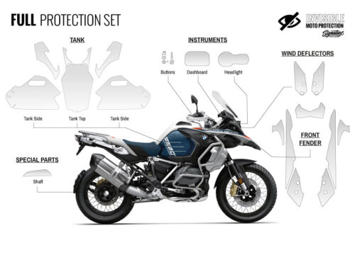 SIG 1404 BMW R1250GS GSA Trophy Advance Technology Full Paint Protective Film 01