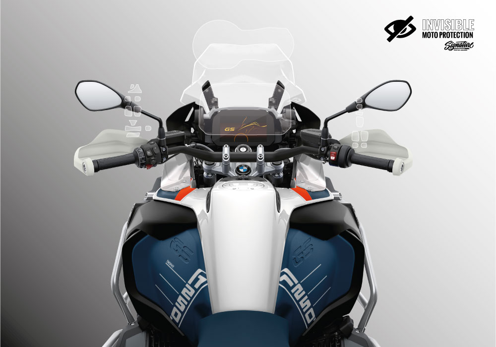 SIG 1404 BMW R1250GS GSA Trophy Advance Technology Full Paint Protective Film 03