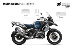 SIG 1406 BMW R1250GS GSA Trophy Advance Technology Instruments Protective Film 01