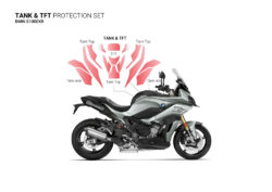 SIG 1411 BMW S1000XR Paint Protective Film Tank Protective Ice Grey
