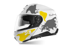 SIG 1468 Shuberth C5 White Grey Yellow Left