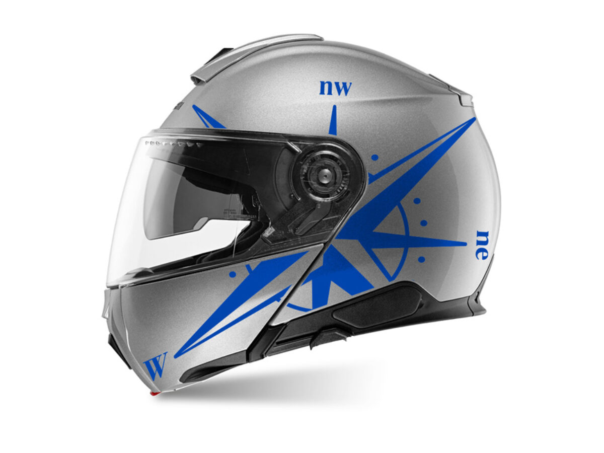 Visière SCHUBERTH SV6 Pour Casque C5/S3 - Teinte Iridium Silver, Taille XS à L - Polycarbonate Résistant, Prête Pour Pinlock