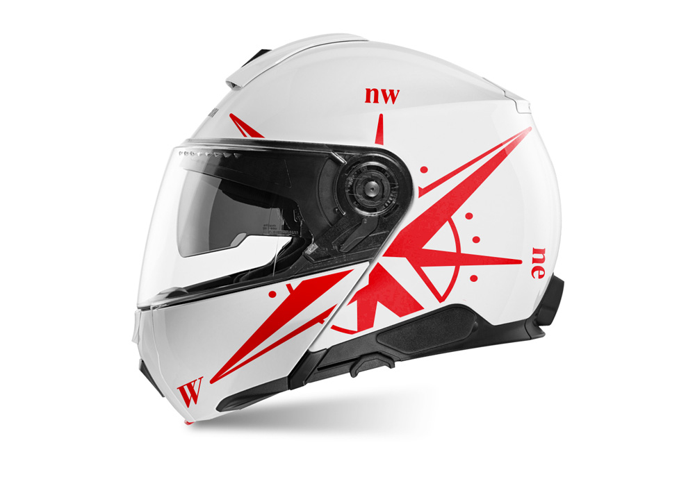 SIG 1480 C5 White Compass Red