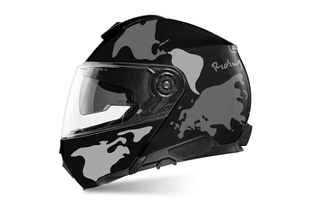 SIG 1460 Shuberth C5 Black Grey Variations Left