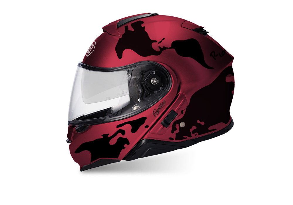SIG 1461 Wine Red helmet Black