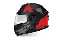SIG 1464 Black Helmet Red Grey