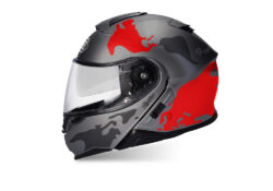 SIG 1464 Deep Grey Helmet Red Grey